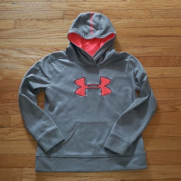 Under Armour Youth Large Hoody Sweatshirt with Pocket in front - Picture 1 of 3